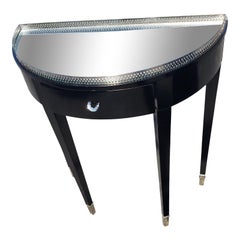 1990s Mirrored Contemporary Foyer Table