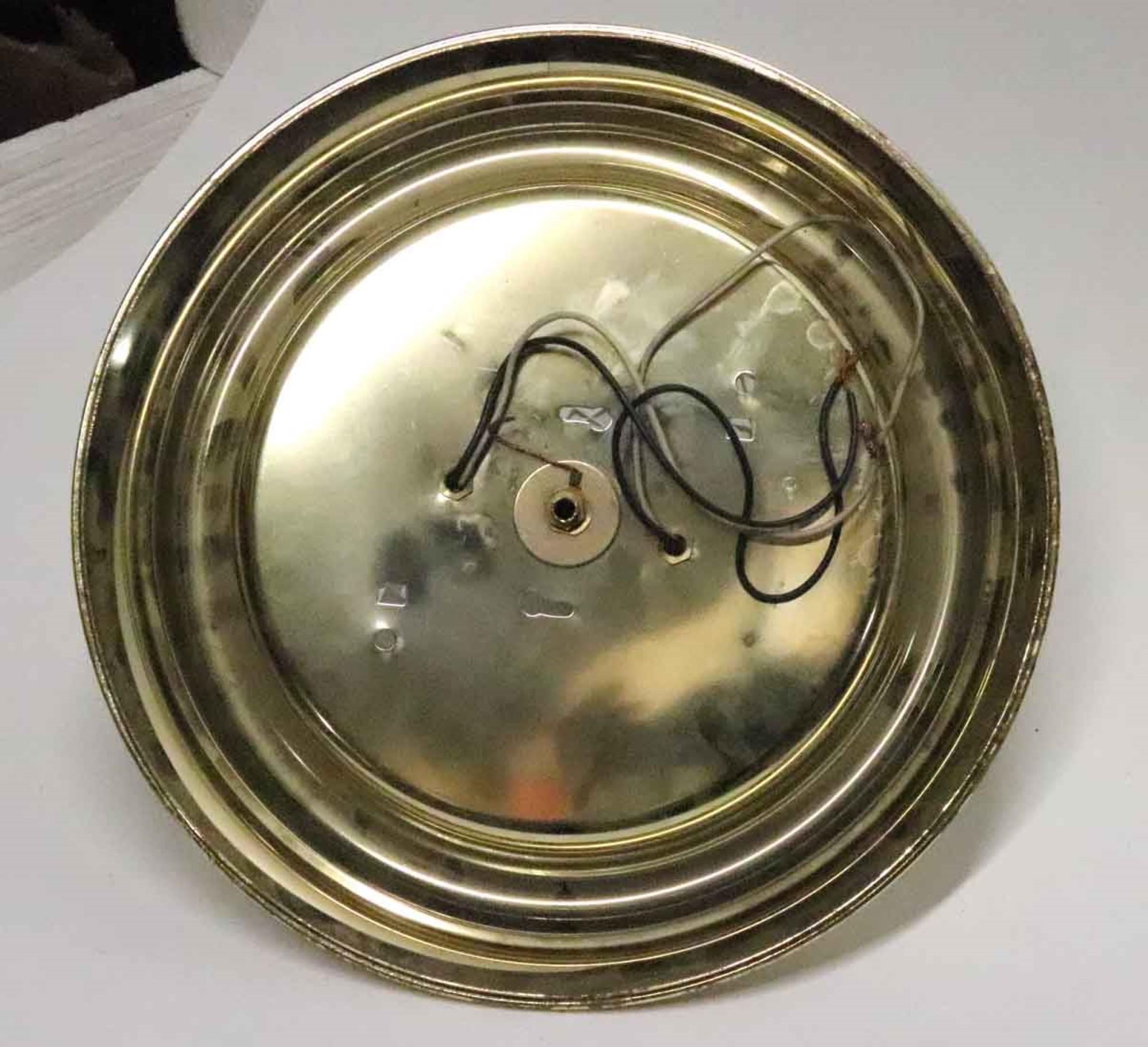 antique brass flush mount light
