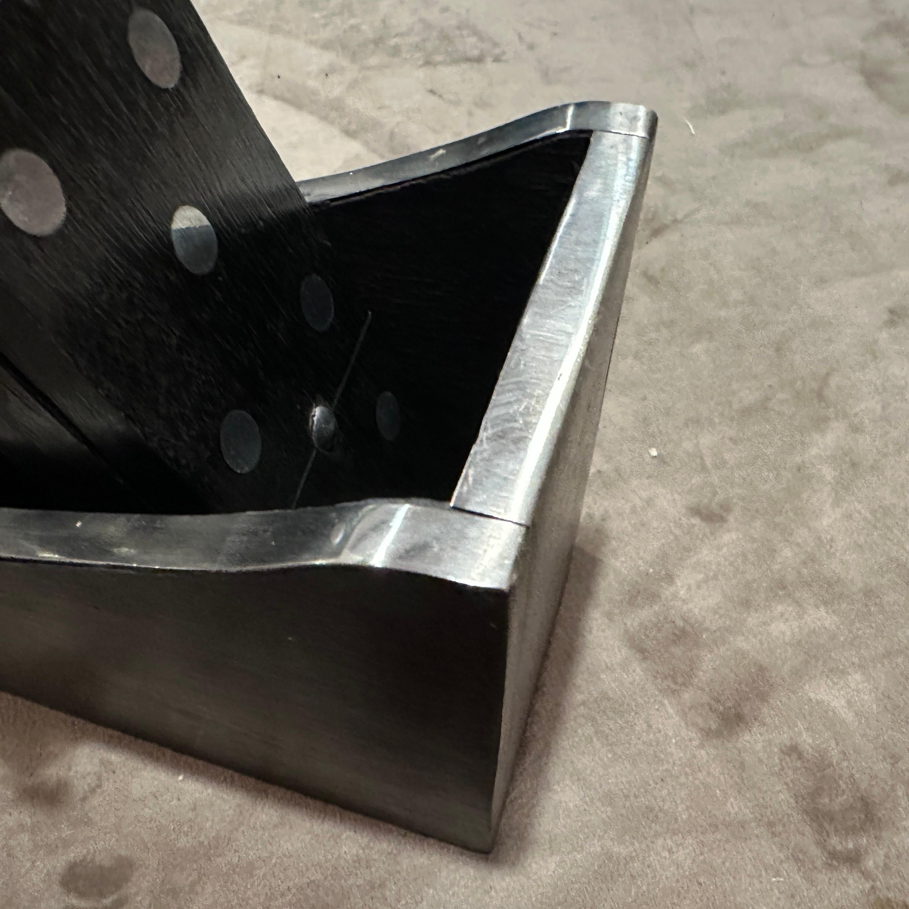 Gioco del domino italiano moderno e di lusso degli anni '90 in Wood e placcato in argento in vendita 2