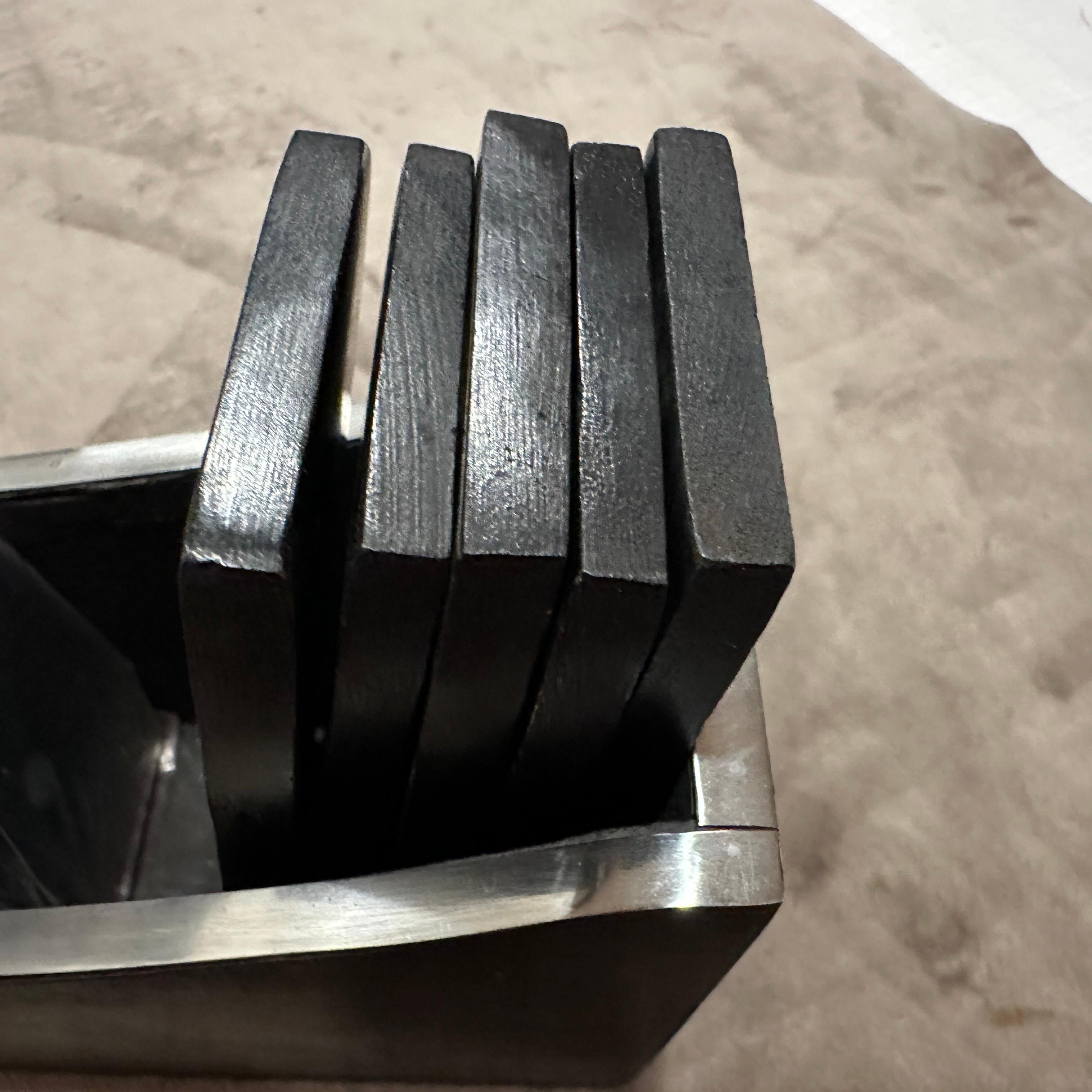 Gioco del domino italiano moderno e di lusso degli anni '90 in Wood e placcato in argento in vendita 5