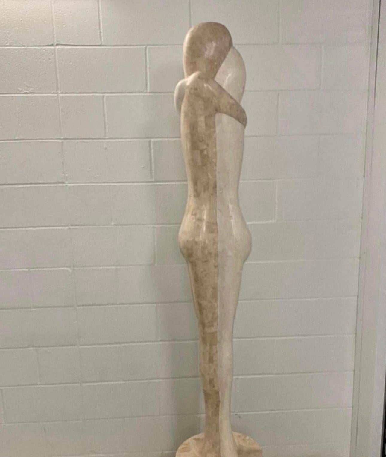 Americano Collezione moderna anni '90 Marquis di  Scultura in pietra tessellata di Beverly Hill in vendita