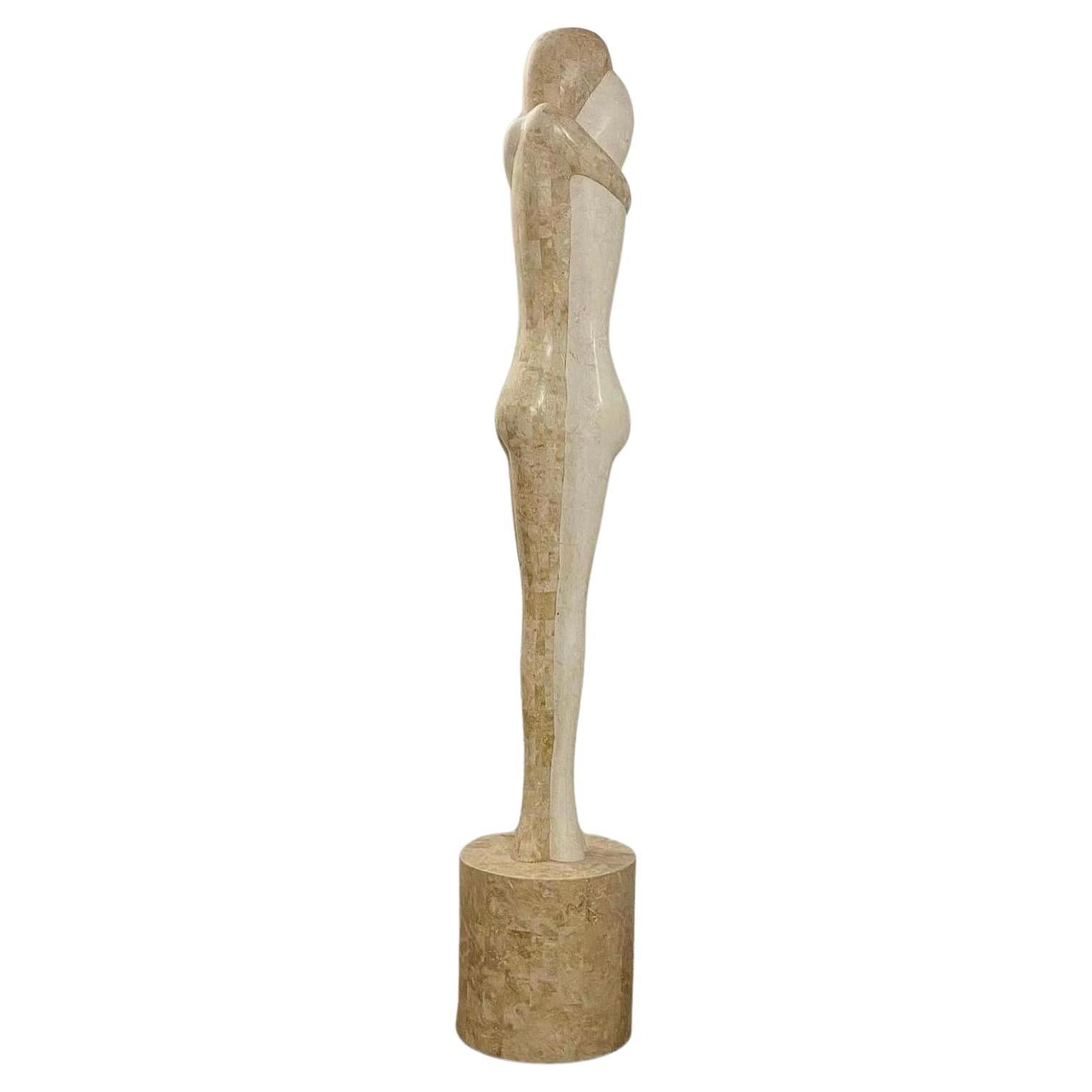 Colección Marqués Moderno De Los Años 90  Escultura de piedra teselada Beverly Hill