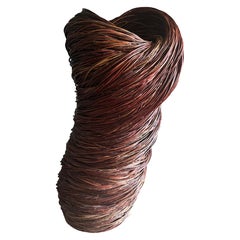 1990s Monumental Willow Reed Sculpture by Christine Joy, Montana
