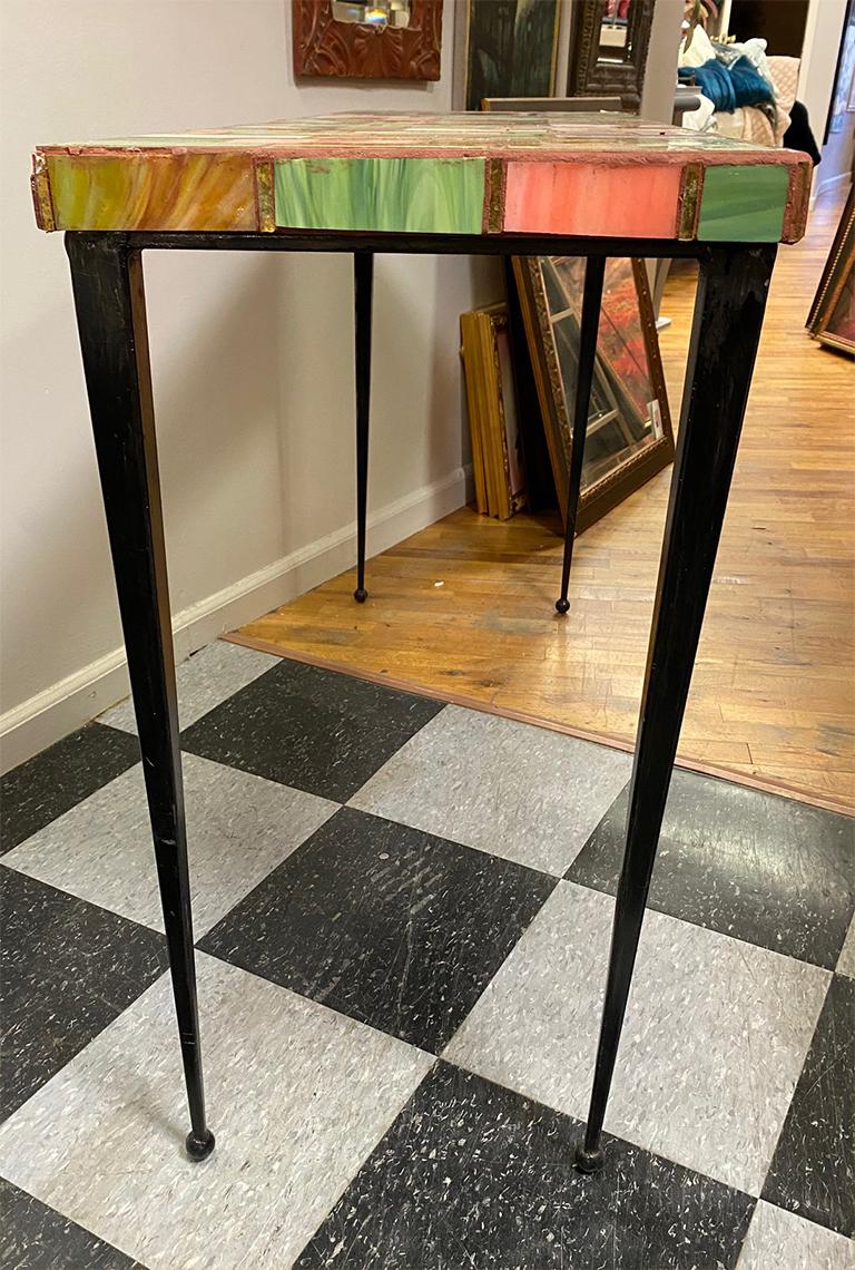 mirrored console table