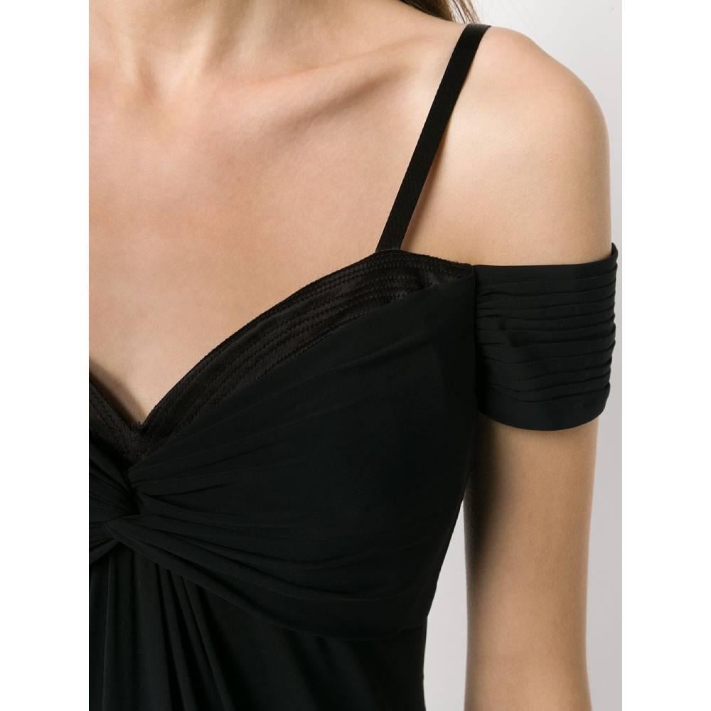 Women's 1990s Moschino Black Long Dress For Sale