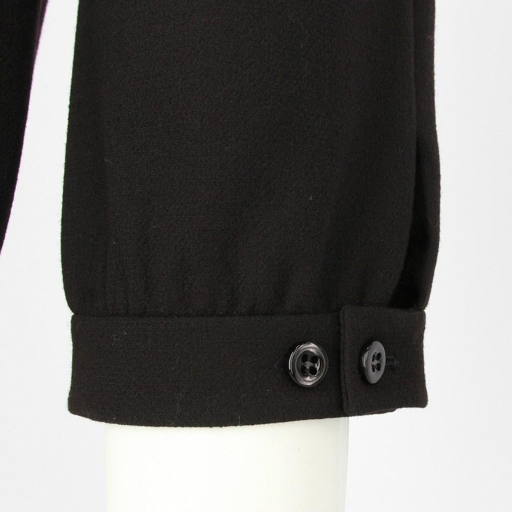 Women's 1990s Moschino black wool midi trousers