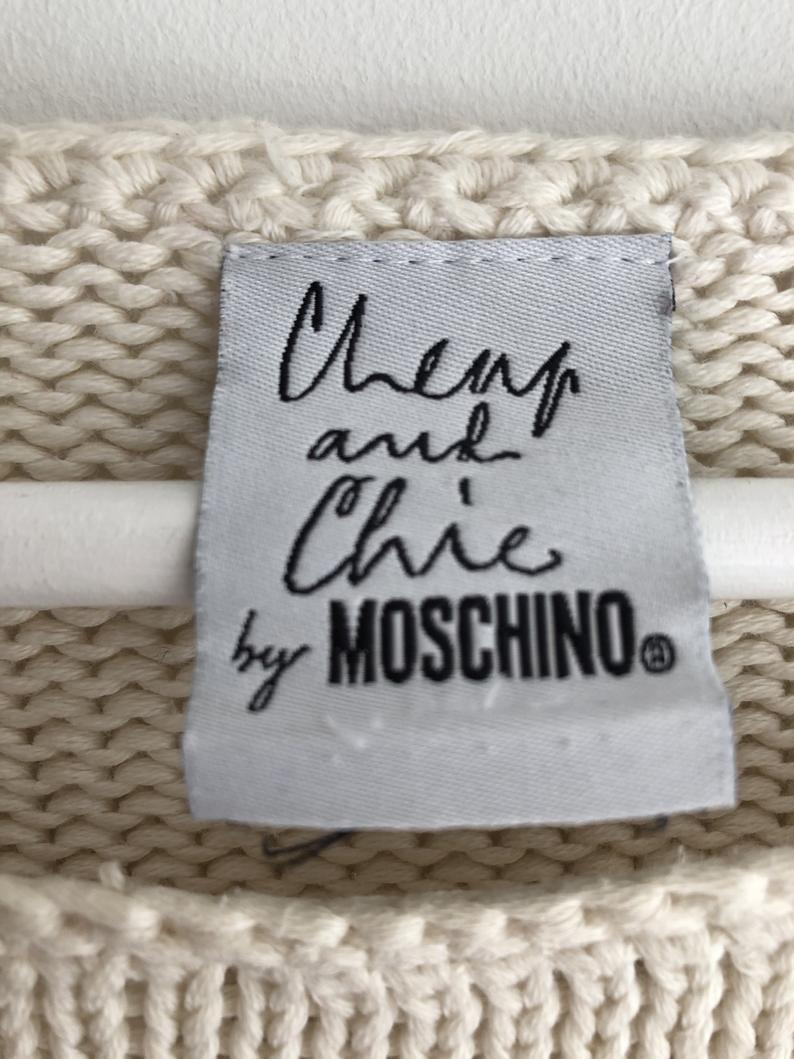 1990s Moschino Cheap and Chic Acid Face Jumper In Good Condition In London, GB