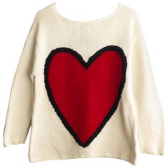 1990s Moschino Cheap and Chic Acid Face Jumper