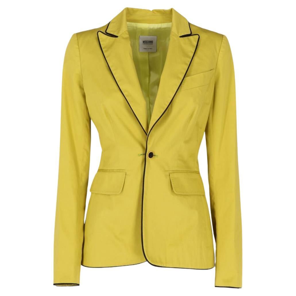 1990s Moschino Cheap and Chic Acid Green Jacket
