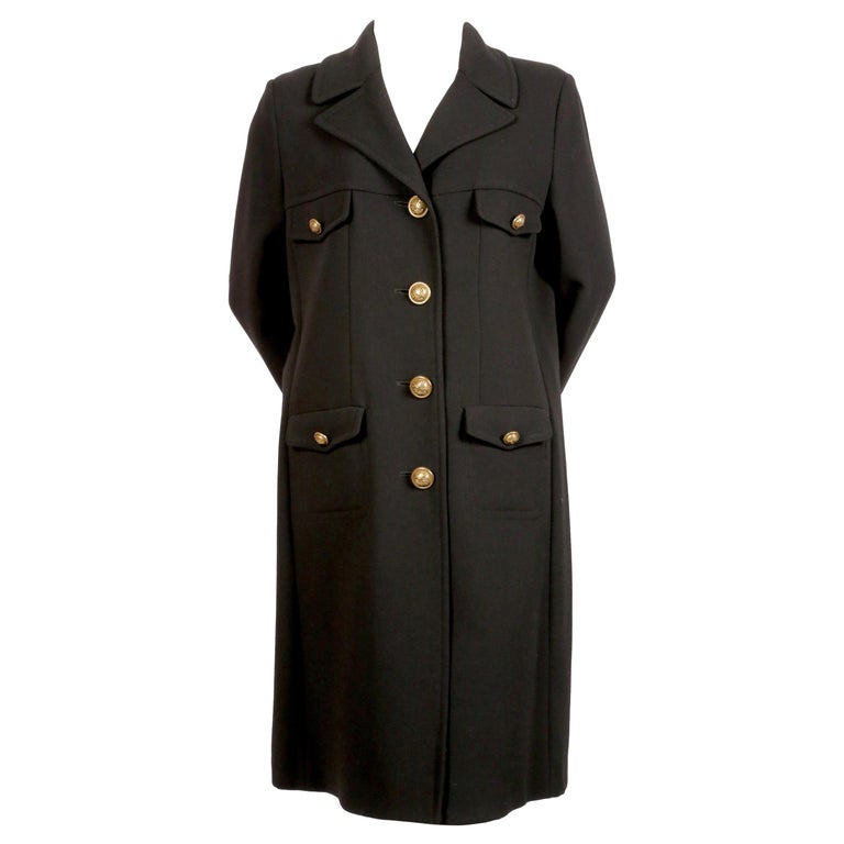 Blazer Moschino Cheap Chic - Laine 100% - Coupe Militaire Double Boutonnage - Taille 10 - Vintage Occasion