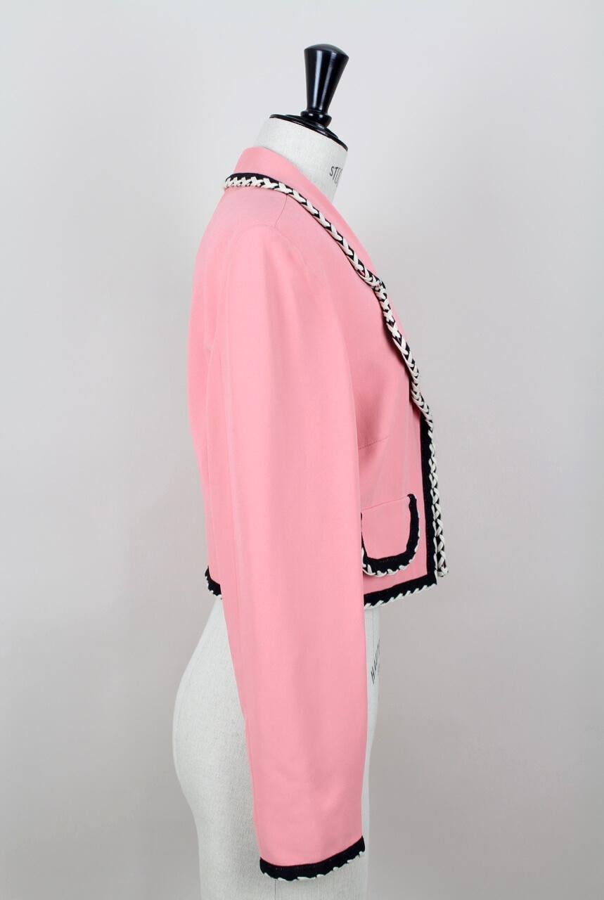 moschino pink jacket