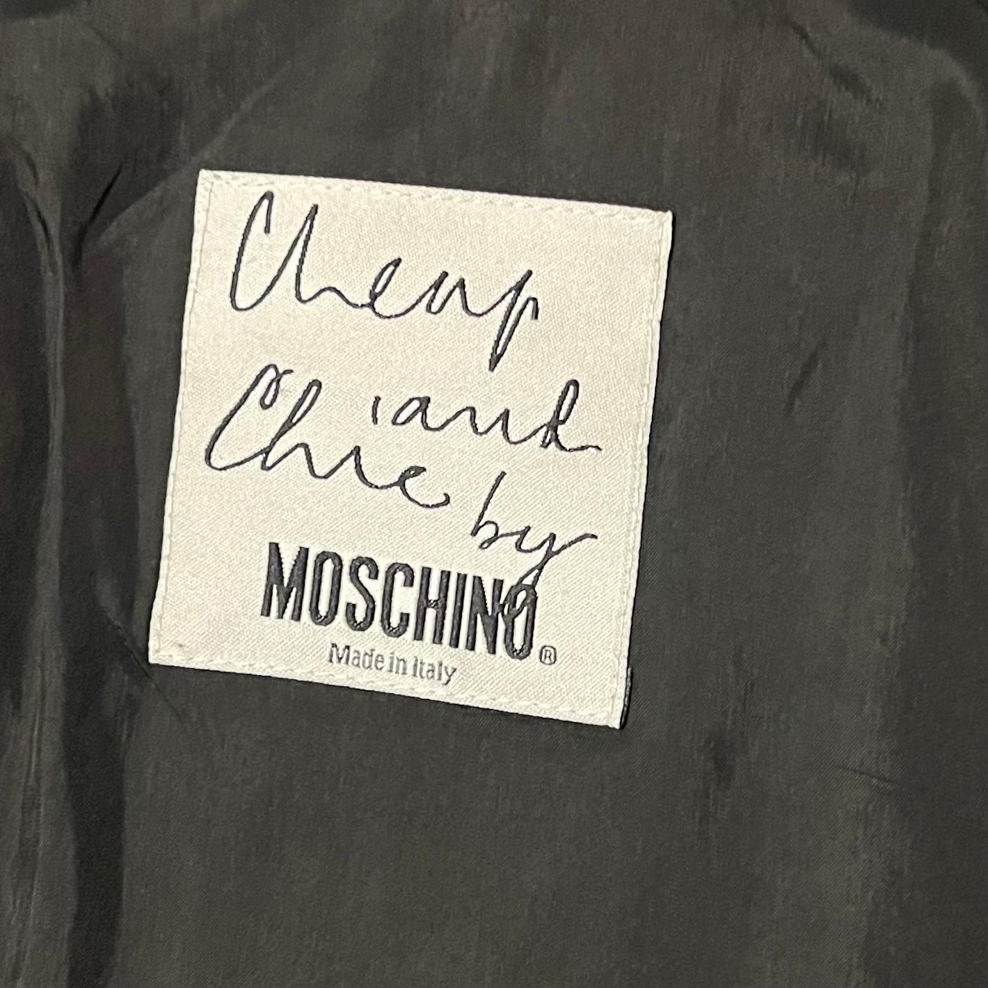 1990’s Moschino Cheap & Chic British Flag Cropped Jacket For Sale 1
