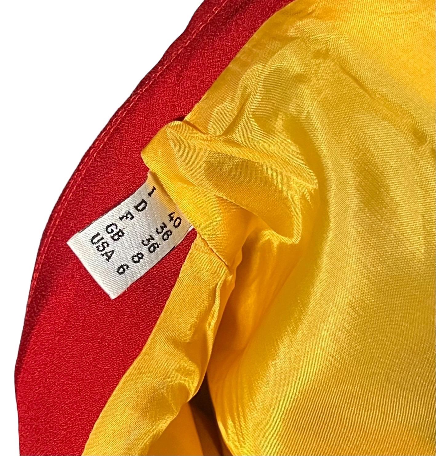 1990's Moschino Cheap & Chic Rainbow Car Wash Fringe Jacket The Nanny 9