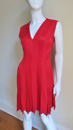 Moschino Dress with Car Wash Hem