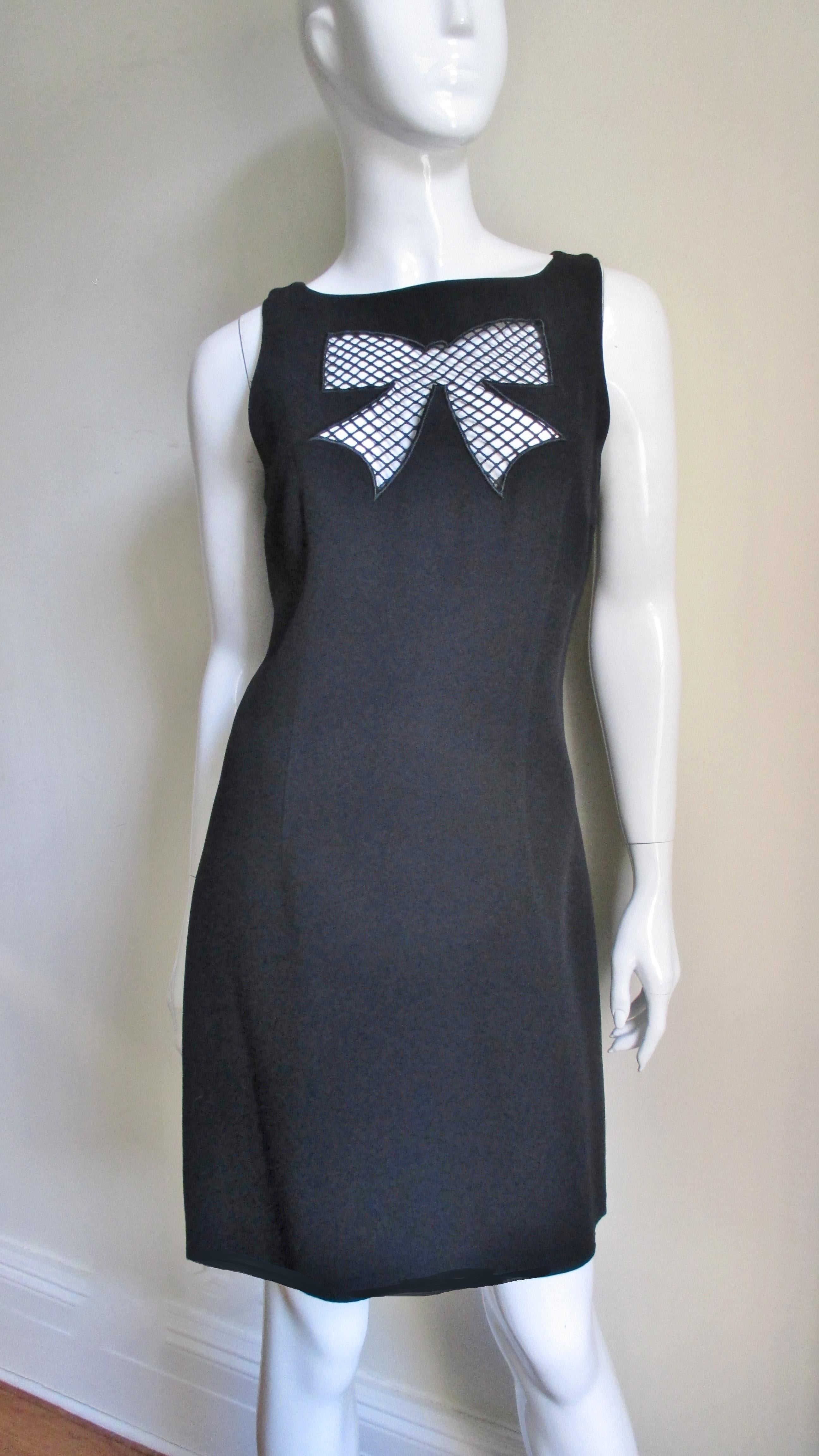 Women's  Moschino Dress with Bow Cut out