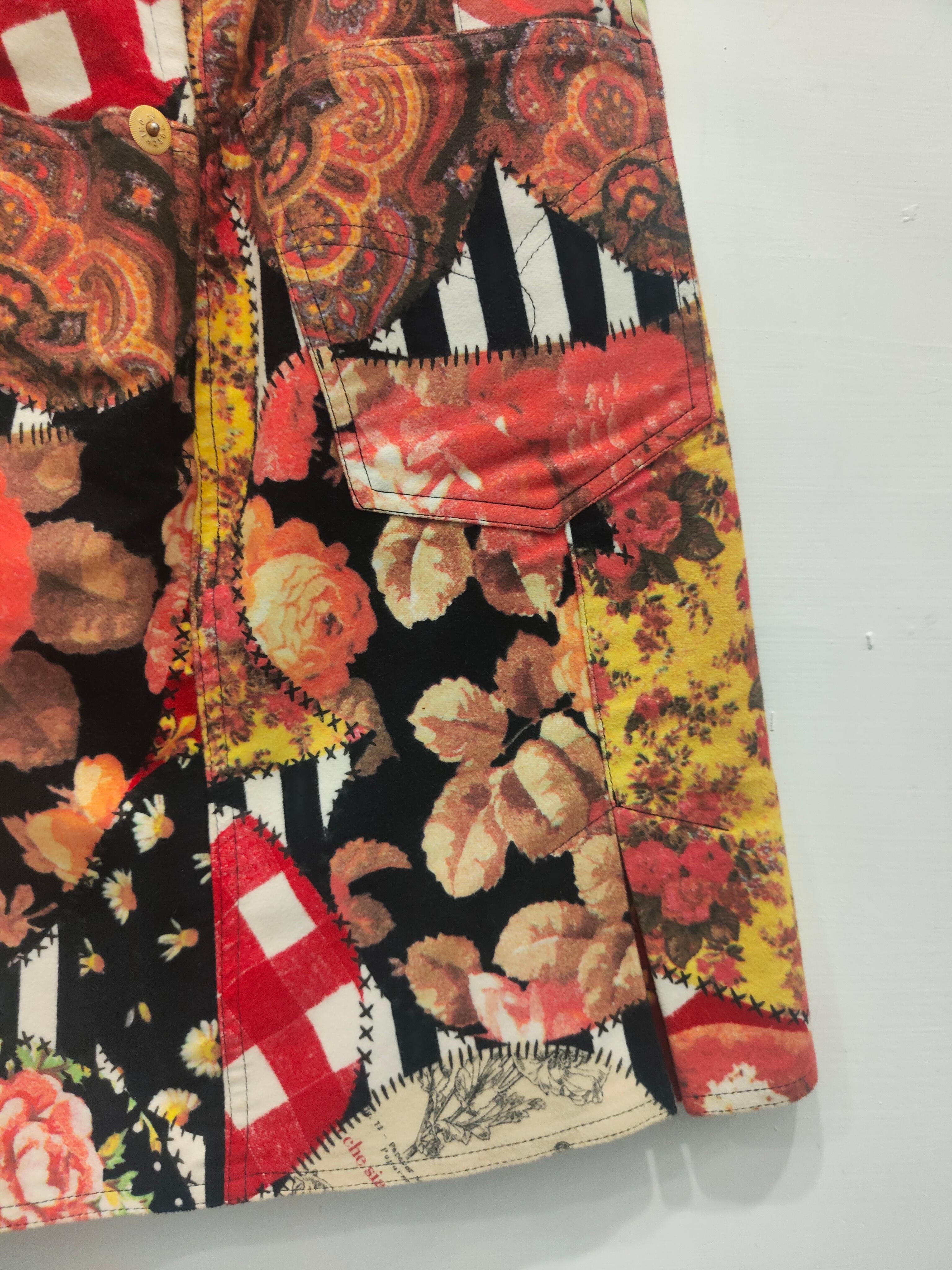 De las mujeres Falda multicolor Moschino FashOn FashOff de los años 90 en venta