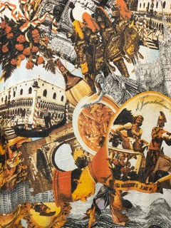 1990s Moschino from the "Moschifo" collection multicoloured shirt size L