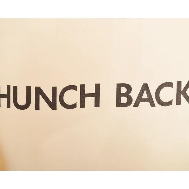 Manteau de taille Moschino 'Hunchback' Funny Slogan Camp Logo, noir, années 1990 Pour hommes en vente