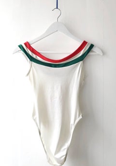 1990s Moschino Italian Graphic Novelty Swimsuit