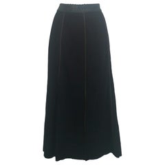 1990s Moschino jeans black skirt