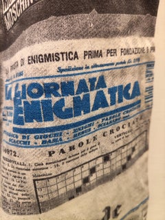 1990s Moschino Jeans cotton Newspaper pants size 28 denim