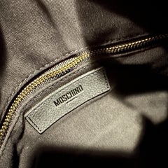 1990s Moschino Jeans Top Hande Bag by Franco Moschino