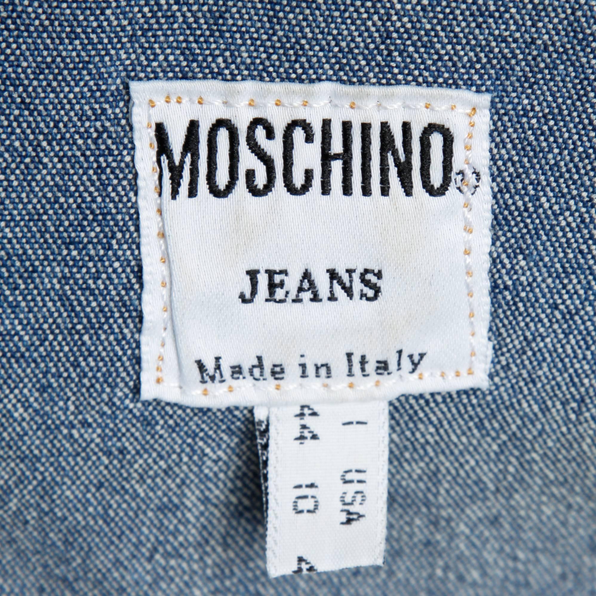 moschino jeans tag