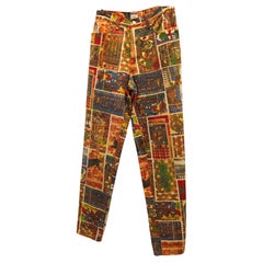 1990s Moschino "Lotteria italiana" denim pants size 44