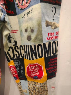 Pantaloni in cotone anni '90 collezione Moschino "No to Racism" taglia 40