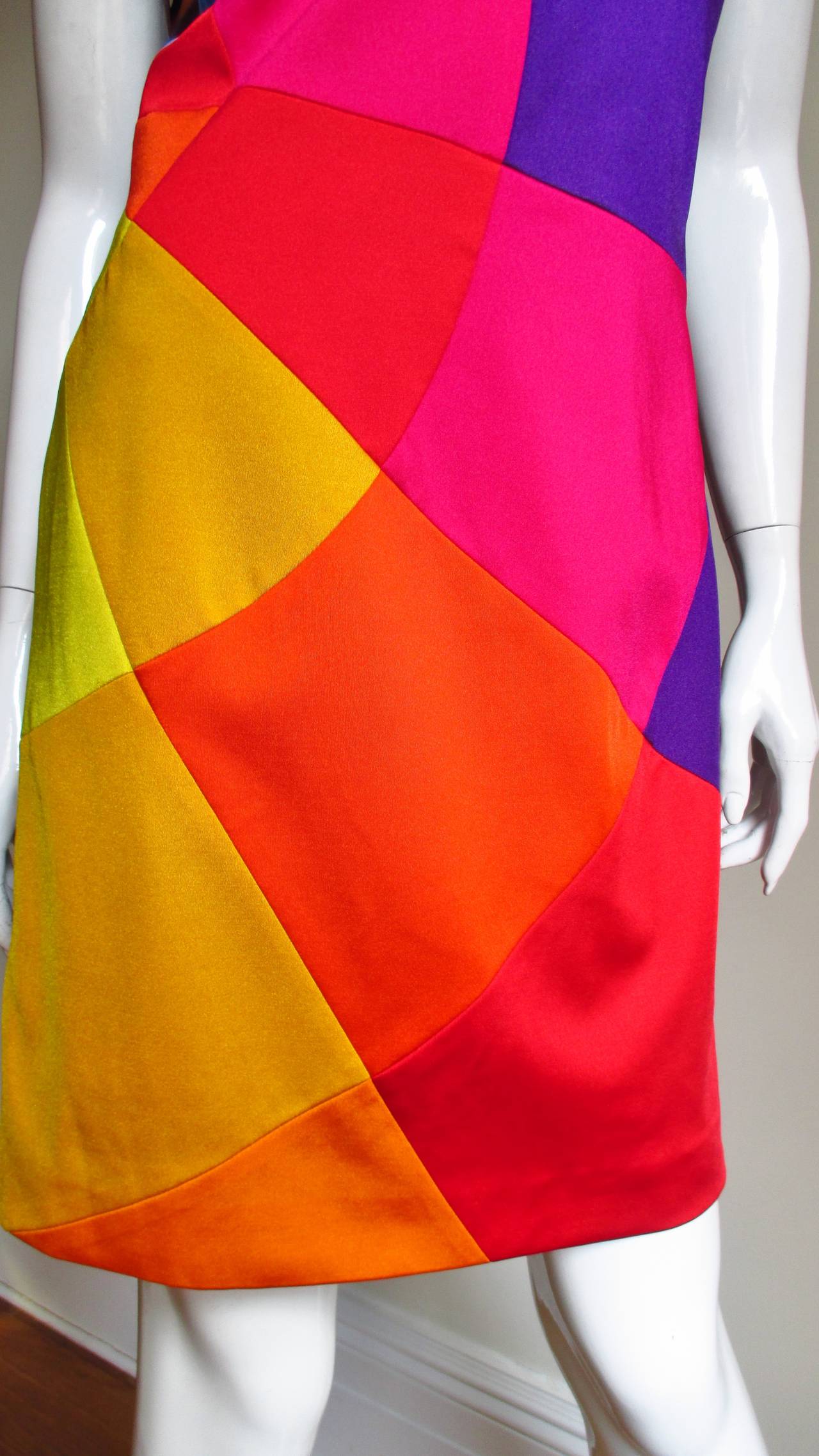 block color dress