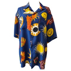 Camicia vintage multicolore Moschino degli anni '90