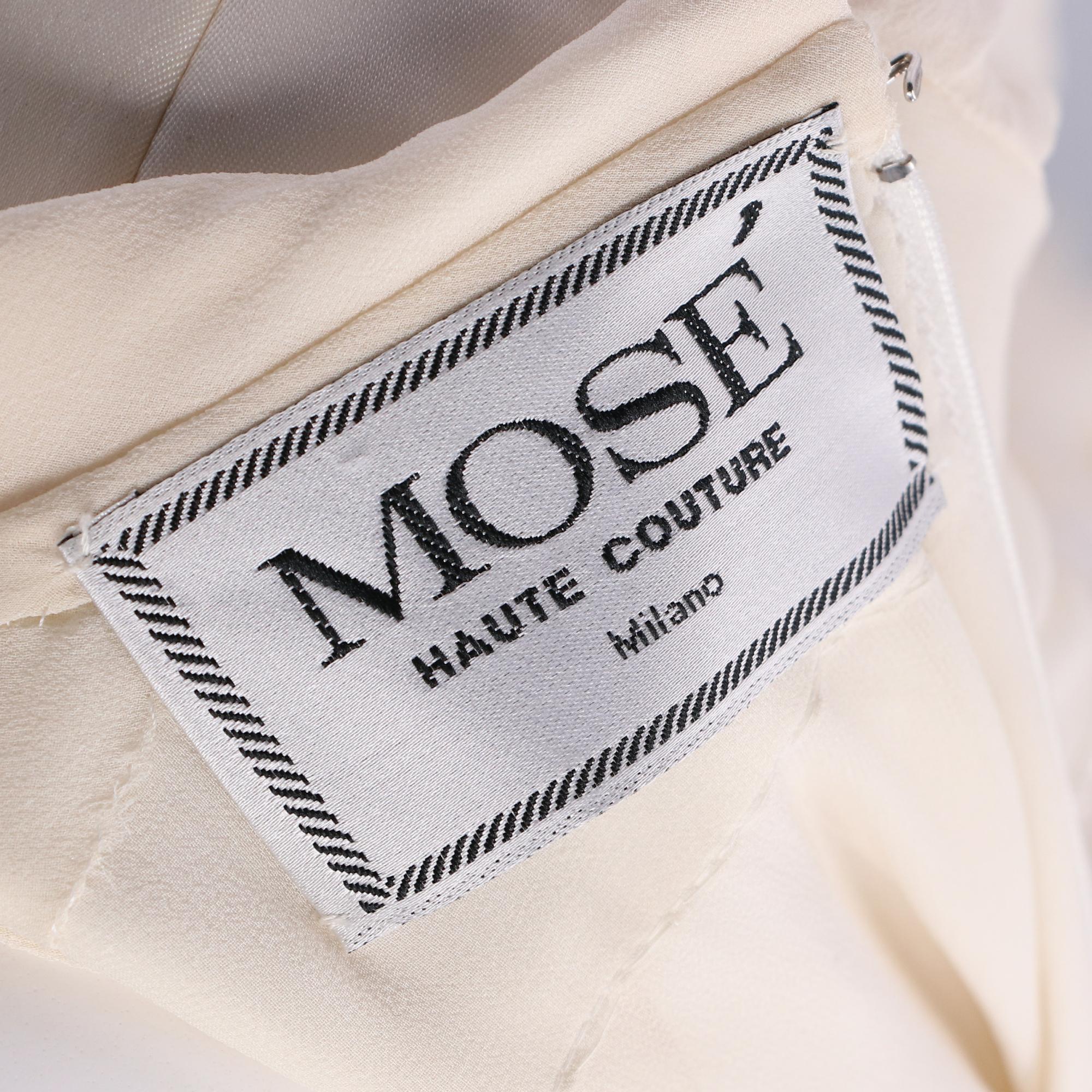 1990s Mosé Ivory Tailored Wedding Suit 9