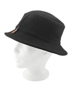 1990's Motsch for Hermes 100% Black Cashmere Bucket Hat