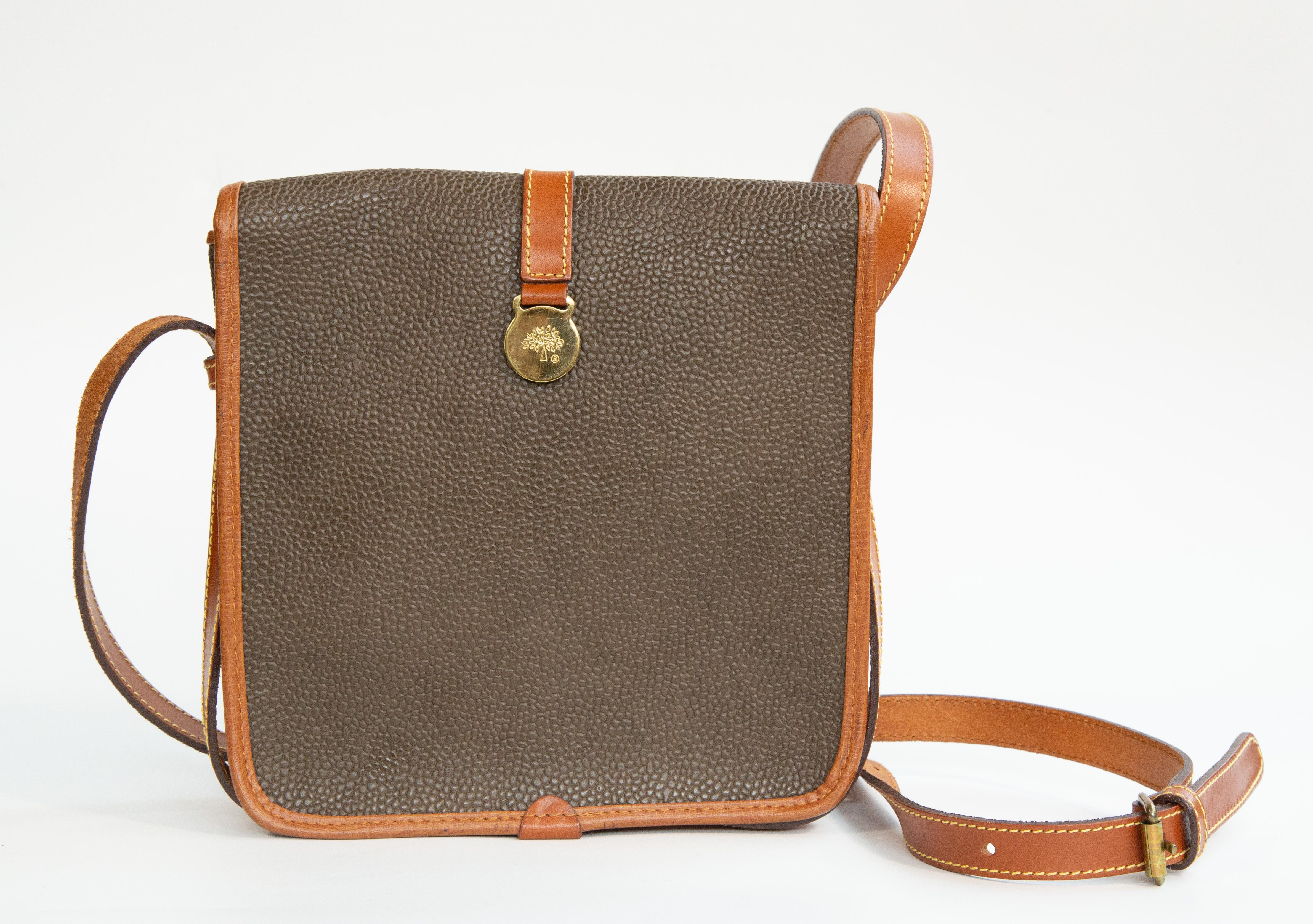 Beige Borsa a tracolla Mulberry anni '90 Greene & Greene Greene in vendita