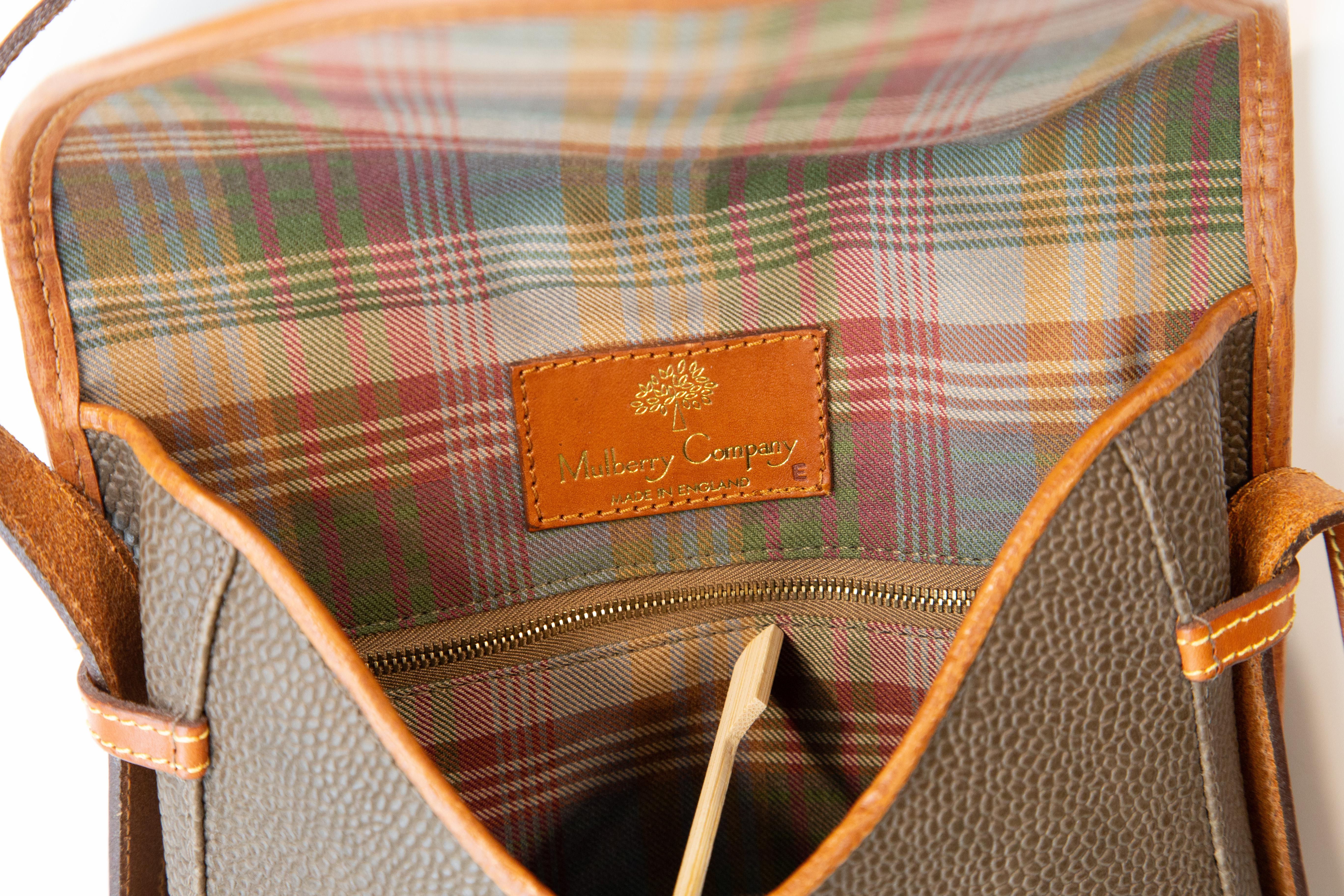 Borsa a tracolla Mulberry anni '90 Greene & Greene Greene in vendita 2