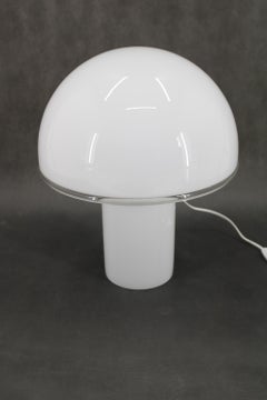 1990s Murano Mushroom Glass Table Lamp, Italy