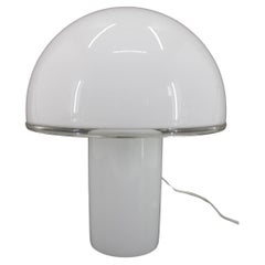 1990 Lampe de table en verre à champignon de Murano, Italie