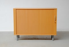 1990s Never Used Danish Bent Silberg Beech Cabinets by Bent Silberg Mobler