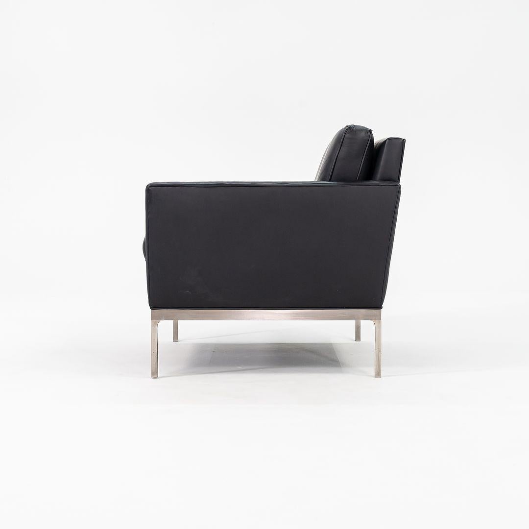 1990er Nicos Zographos Modell 70 Loungesessel in schwarzem Leder, 6x verfügbar (Ende des 20. Jahrhunderts) im Angebot