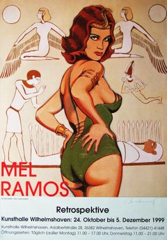 1990s, 'Nile Queen' Signed Mel Ramos Exhibition Poster Pop Art