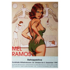 1990s, 'Nile Queen' Signed Mel Ramos Exhibition Poster Pop Art