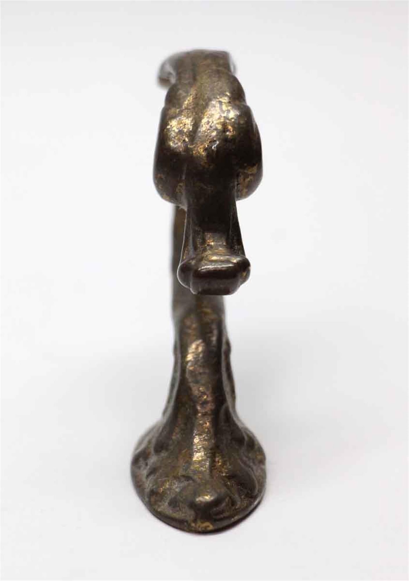 Late 20th Century 1990s NYC Waldorf Astoria Hotel Bronze Swan Curtain Tie Back Hook