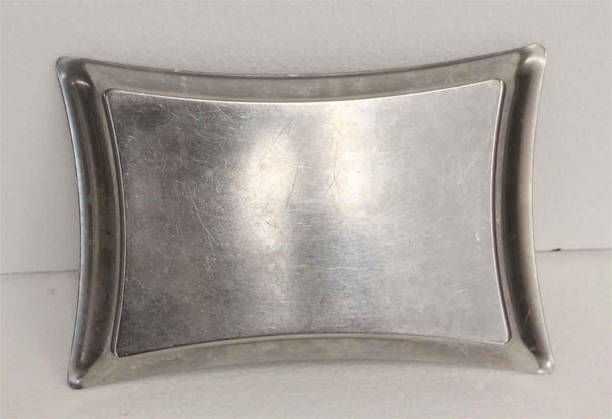 NYC Waldorf Astoria Hotel Curved Platter 1