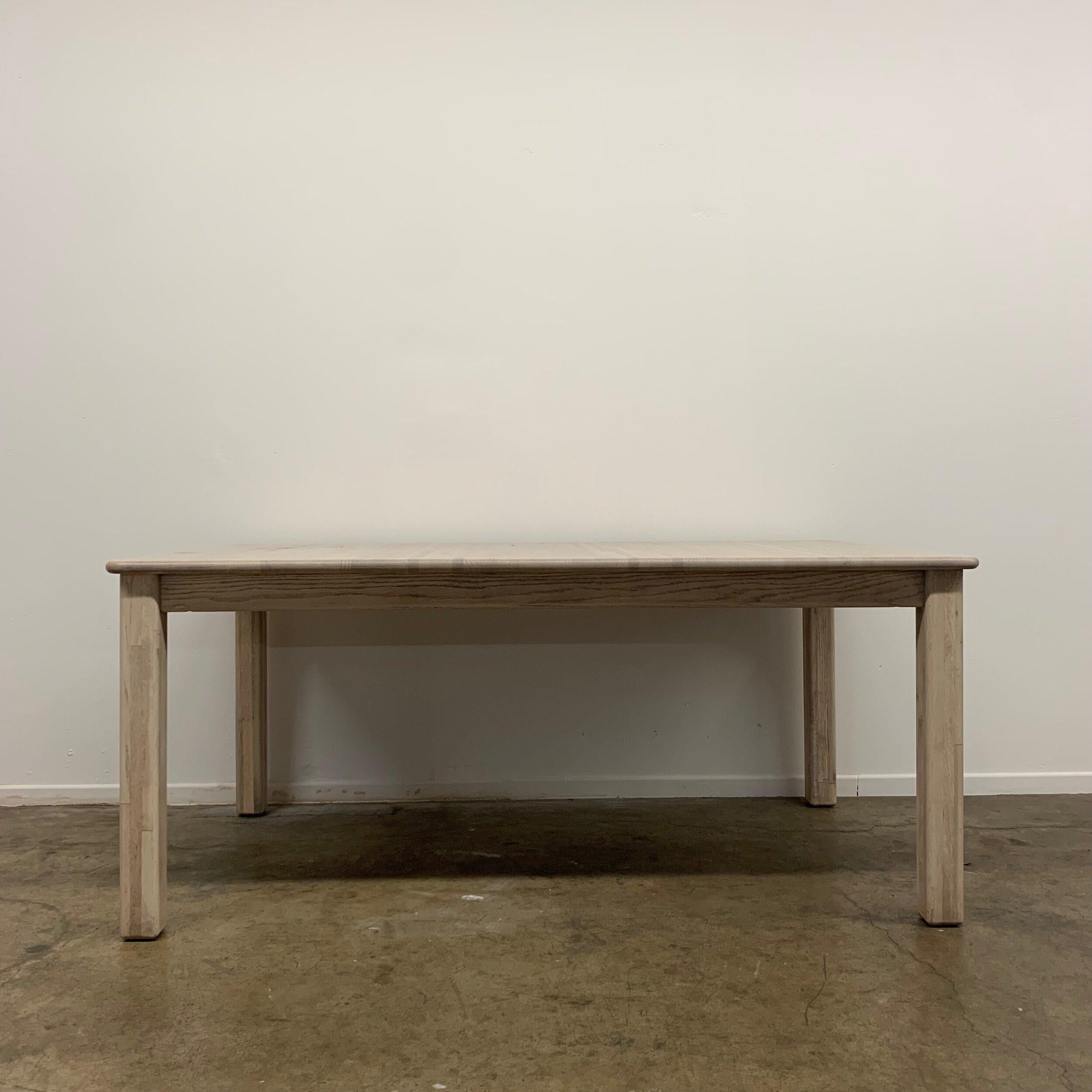 American 1990s Oak Dining Table