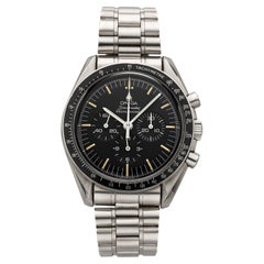 Vintage 1990s Omega Speedmaster 3590.50.00 Steel Black Dial Manual 42 mm