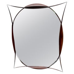 1990
s One of a kind wall mirror by André Dubreuil