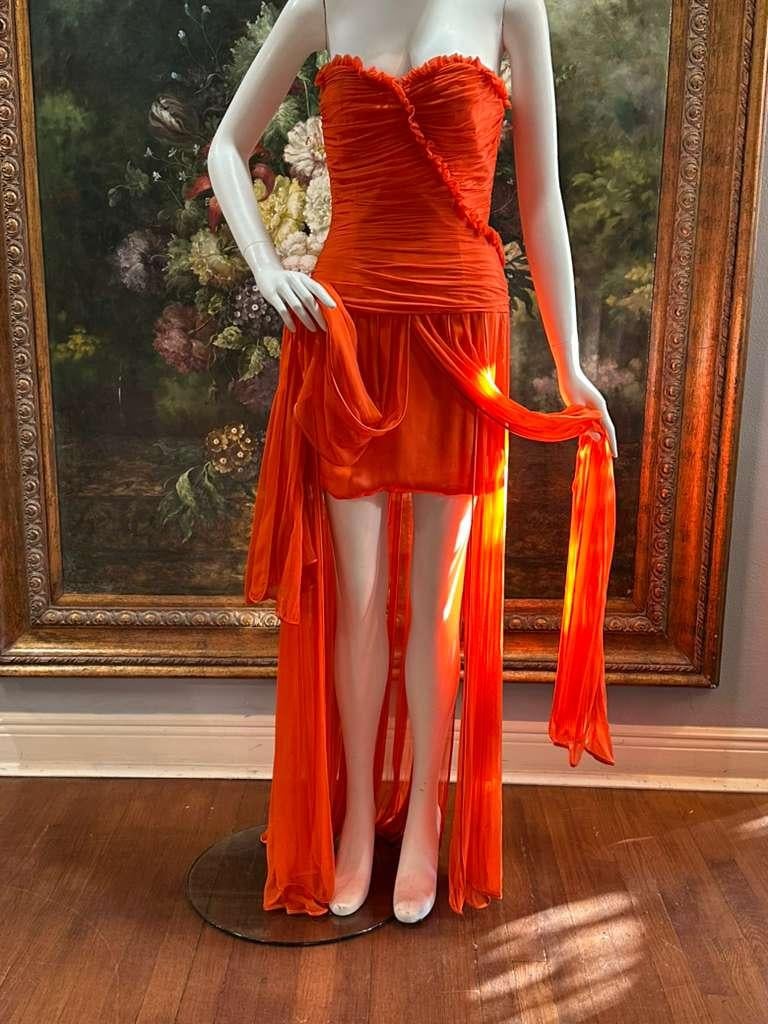neon silk dress Celino Silk Dress SEROYA