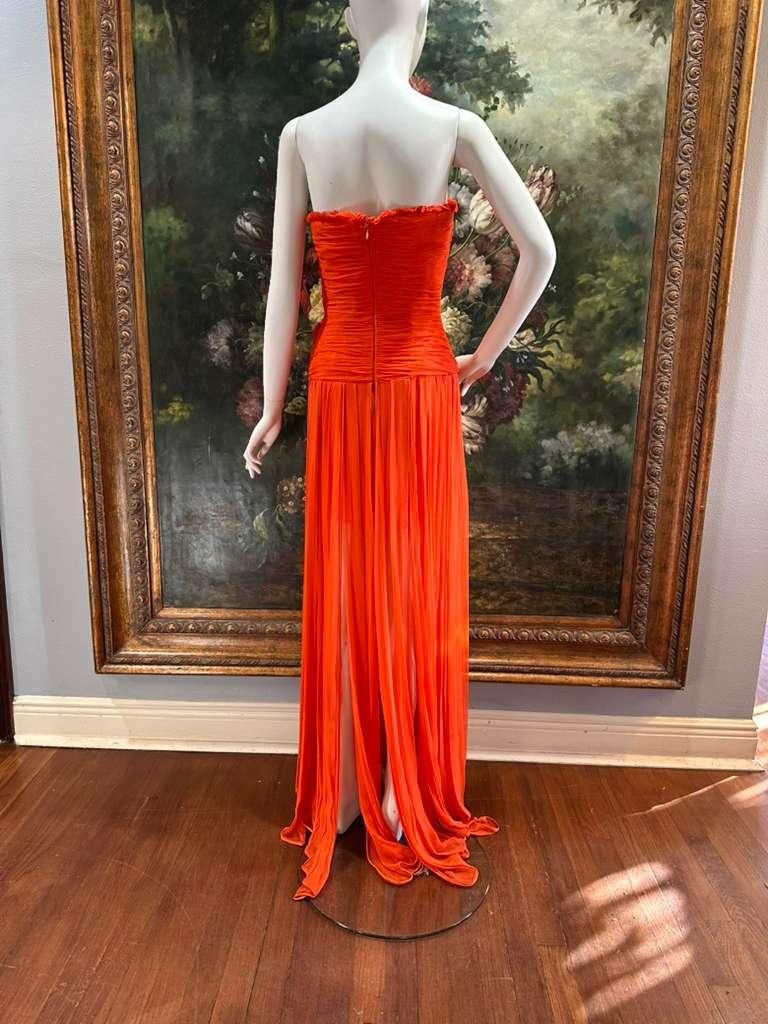 neon silk dress Tia Silk Wrap Midi Dress