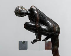 Statua originale di ispirazione anni '90 per il monumento al donatore a grandezza naturale di Egbert Hermsen