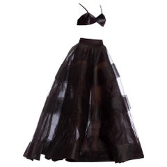 1990's Oscar De La Renta Large Ball Gown Skirt